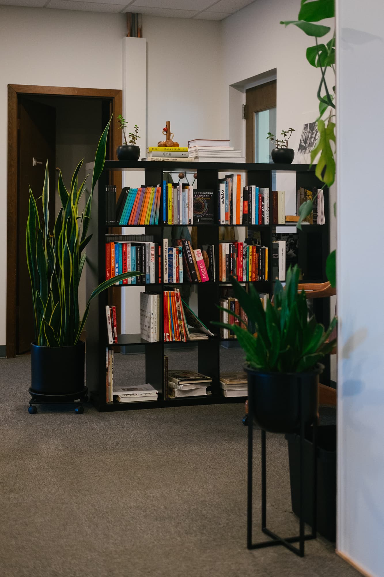Mail shelves inside Host Studios